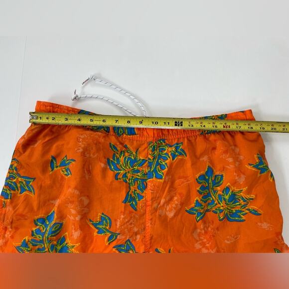 Ralph Lauren Chaps Swim Trunks L shorts Hawaiian Tropical Print Vintage - Picture 5 of 7